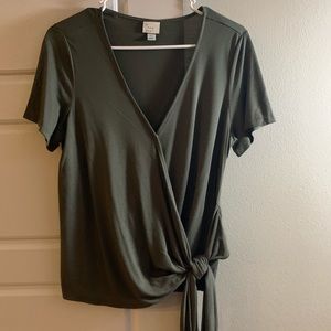 A New Day olive green blouse